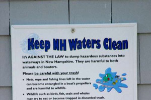 Help keep New Hampshire's Waters Clean