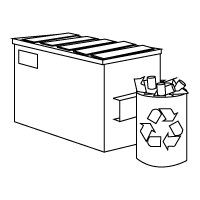 waste disposal icon