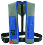 an inflatable life jacket