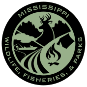 The seal of the Mississippi Department of Wildlife, Fisheries, & Parks